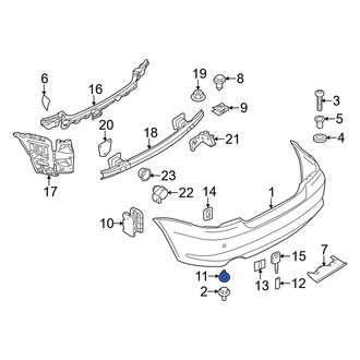 BMW OE - Rear Parking Aid Sensor Housing