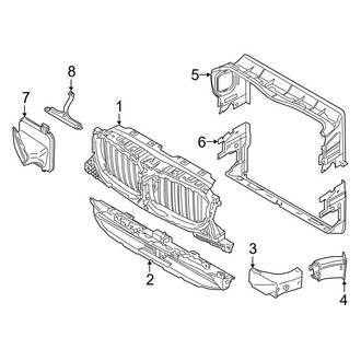 BMW OE - Radiator Support - Air Intake (M40i / xDrive30i)