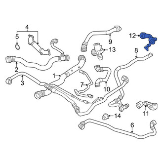 BMW OE - Lower Radiator Coolant Hose