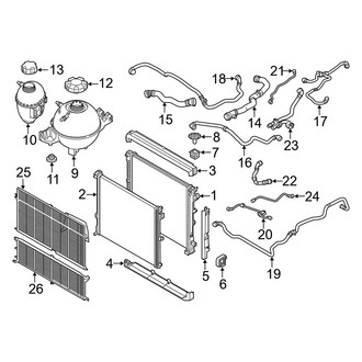 BMW OE - Cooling - Radiator & Components (Main), (3.0L)