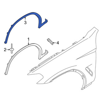 BMW OE - Front Left Wheel Arch Molding