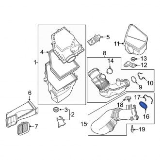 BMW X3 OEM Air Intake Parts | Filters, Manifolds — CARiD.com