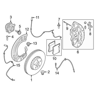 BMW OE - Front Suspension - Brake Components (With M Sport Brakes)