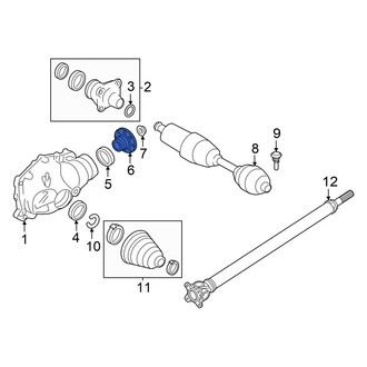 BMW OE - Front Drive Shaft Flange Yoke