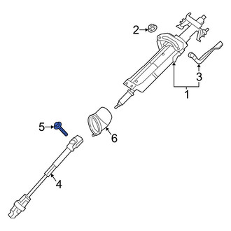 BMW OE - Steering Column U-Joint Bolt
