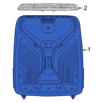 BMW OE - Upper Overhead Console