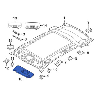 BMW OE - Left Sun Visor