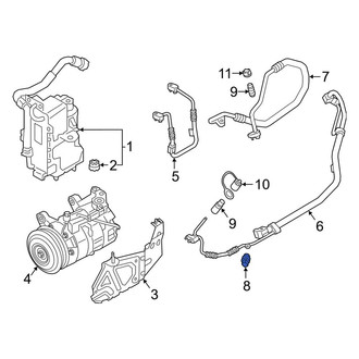 BMW OE - A/C Refrigerant Pressure Sensor