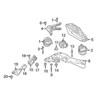 BMW OE - Engine & Transmission Mounting (M / M Competition)