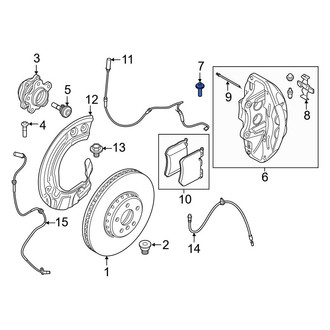 BMW OE - Front Disc Brake Caliper Bolt