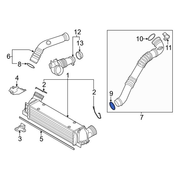 Intercooler Pipe O-Ring