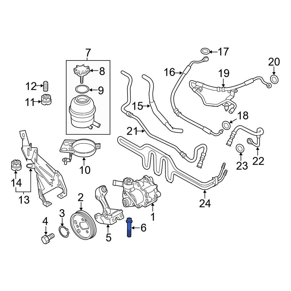 BMW OE 07129903926 - Power Steering Pump Mounting Bolt