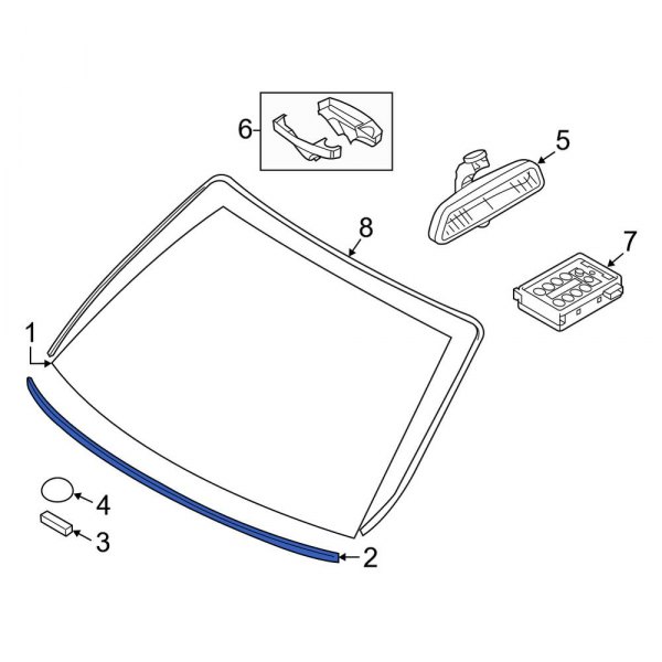 Windshield Molding