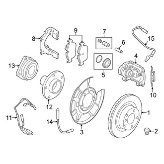 BMW OE - Rear Suspension - Brake Components