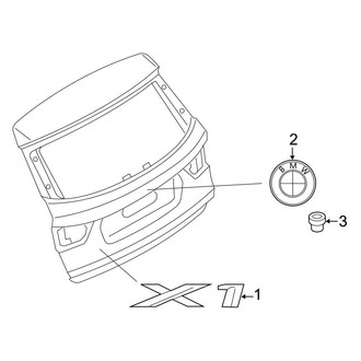 BMW OE - Lift Gate - Exterior Trim