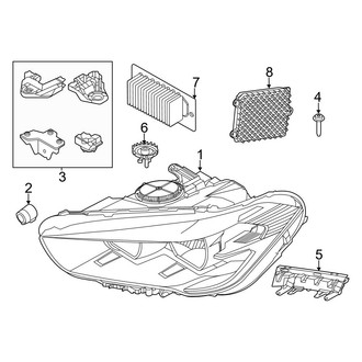 BMW OE - Front Lamps - Headlamp Components (LED)