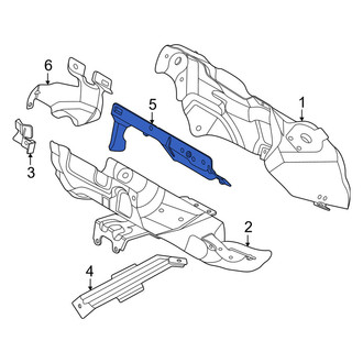 BMW OE - Upper Turbocharger Mount Heat Shield