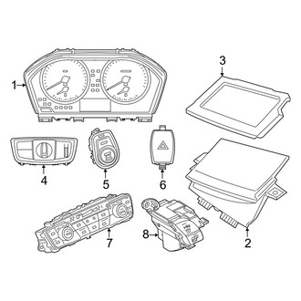 BMW OE - Instrument Panel - Cluster & Switches (xDrive28i)