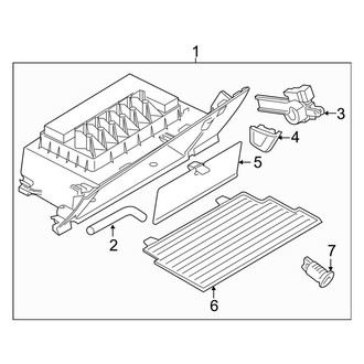 BMW OE - Instrument Panel - Glove Box