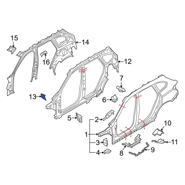 Uniside Reinforcement Bracket