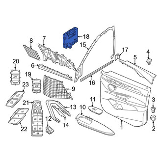 BMW OE - Front Right Door Control Module