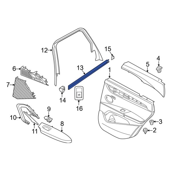 Door Window Belt Weatherstrip