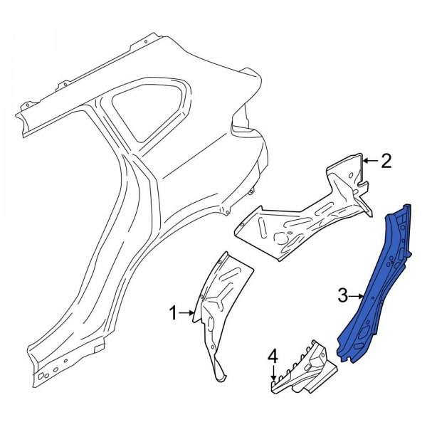 Body C-Pillar Reinforcement