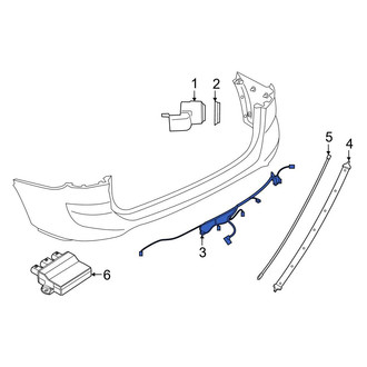 BMW OE - Rear Parking Aid System Wiring Harness