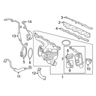 BMW OE - Engine - Turbocharger & Components (M35i xDrive)