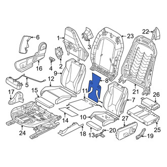 BMW OE - Front Right Upper Seat Heater Pad
