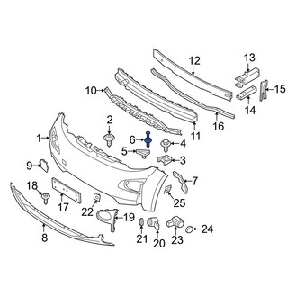 BMW OE - Bumper Cover Retainer