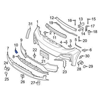 BMW OE - Front Tow Hook Cover