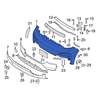 BMW OE - Front Upper Bumper Cover