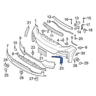 BMW OE - Front Left Fog Light Trim