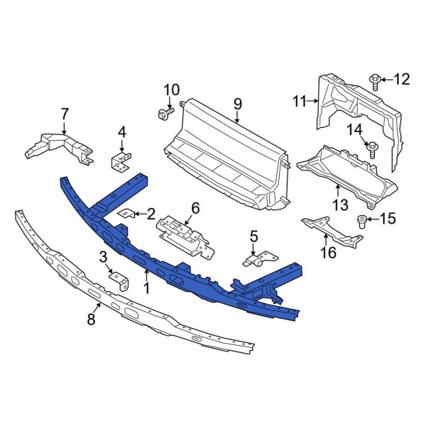 Radiator Support Tie Bar