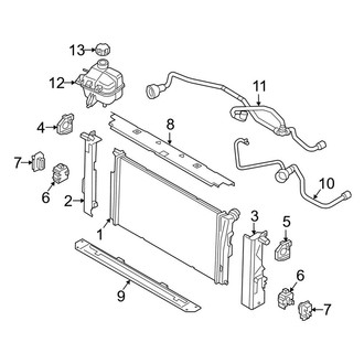 BMW OE - Cooling - Radiator & Components (W/O Range Extender), (Base)