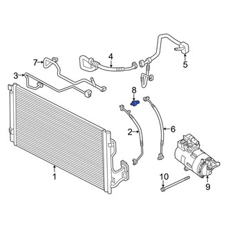BMW OE - A/C Refrigerant Pressure Sensor