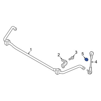 BMW OE - Front Suspension Stabilizer Bar Link Nut