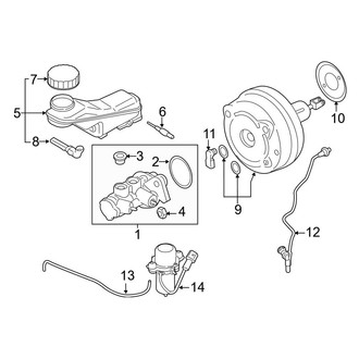 BMW OE - Cowl - Components on Dash Panel (Base / Range Extender)