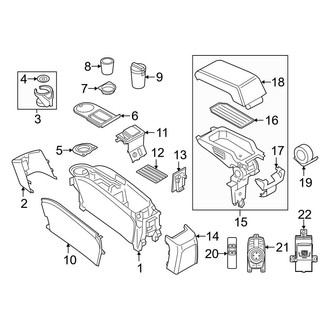 BMW OE - Center Console (Console & Armrest)
