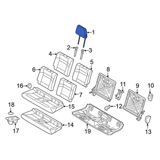 BMW OE - Rear Headrest