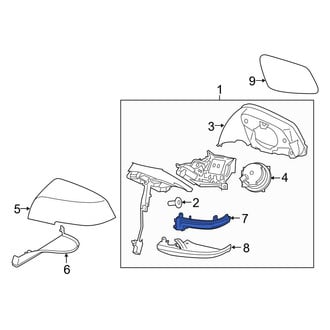 BMW OE - Front Right Turn Signal Light Lens