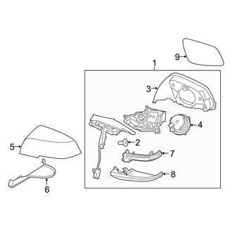 BMW OE - Front Door - Outside Mirrors