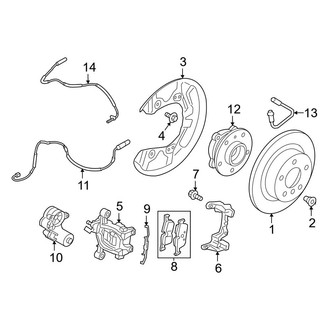 BMW OE - Rear Suspension - Brake Components