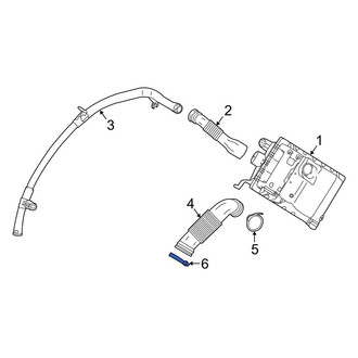 BMW OE - Engine Air Duct Clamp