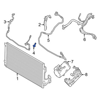 BMW OE - A/C Refrigerant Pressure Sensor