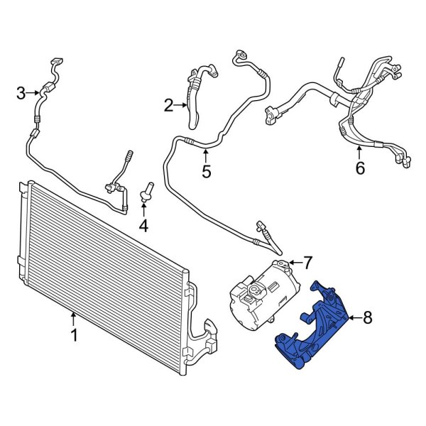 A/C Compressor Brace