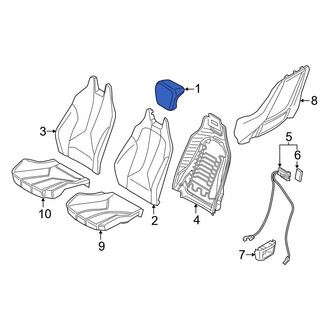 BMW OE - Front Headrest