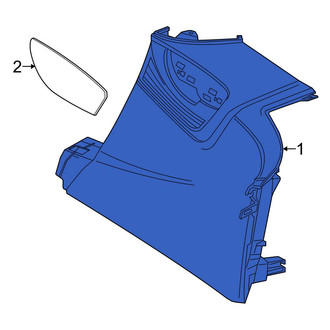 BMW OE - Rear Right Interior Quarter Panel Trim Panel