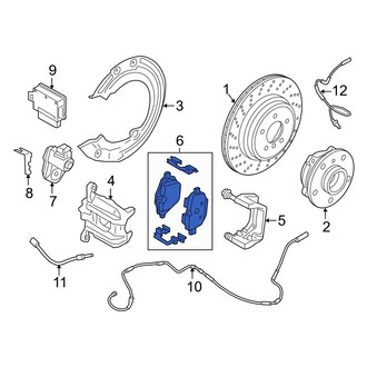 BMW OE - Rear Disc Brake Pad Set